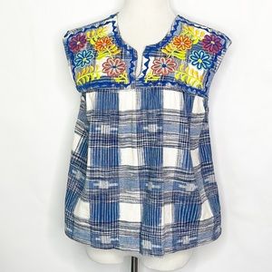 Ivy Jane Embroidered Boho Top (S)
